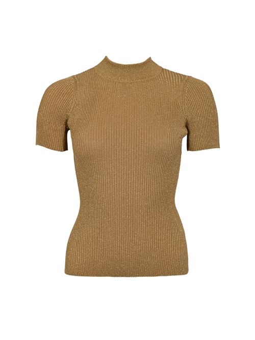 Maglia Spezie a costine in maglia lurex Oro chiaro MM Max Mara | 2526366108600001